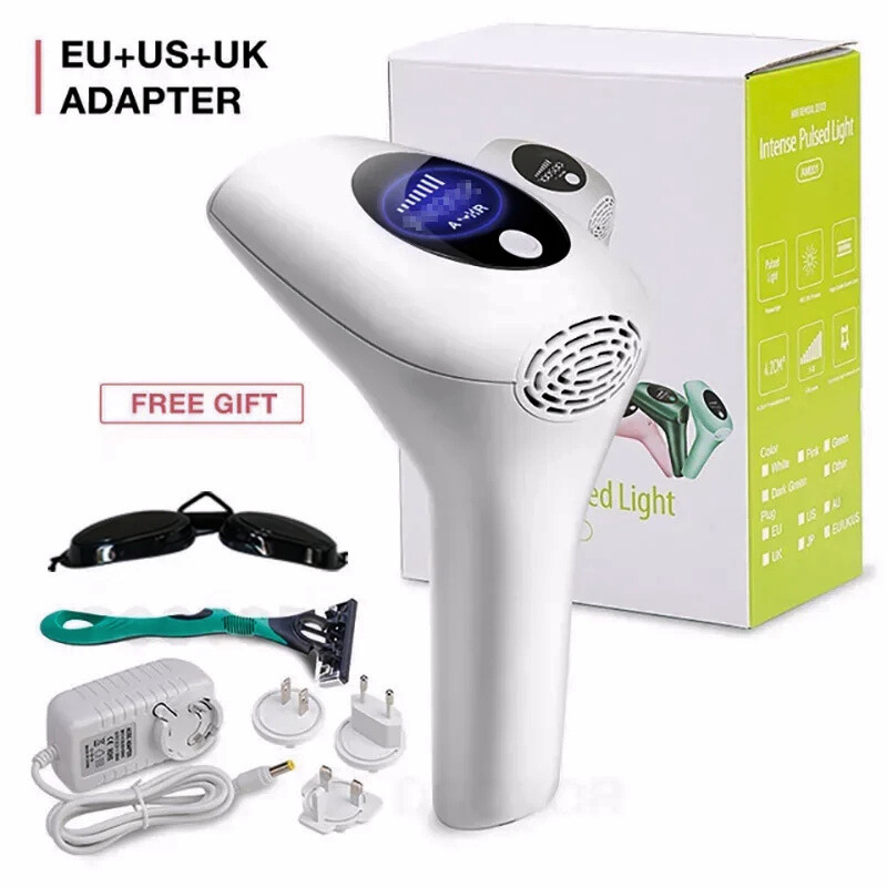 IPL Laser Hair Removal Device with 900,000 Flashes - Painless Permanent Hair Removal at Home - Ice Cool