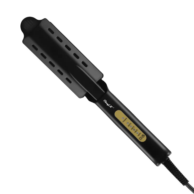 Lisseur Professionnel Titane Plaques Larges - Température Réglable Cheveux Soyeux