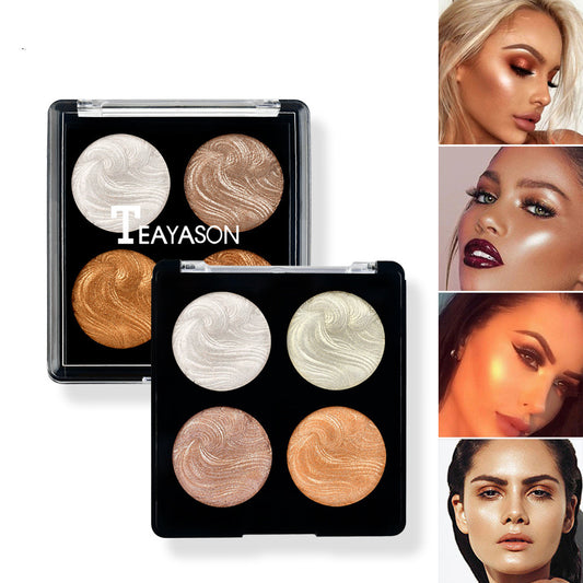 4-color Baking Highlighting Powder Repairing Cake Brightening