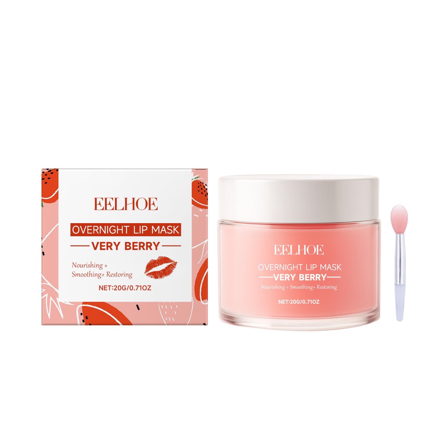 Masque à Lèvres Nourrissant aux Baies - Soin de Nuit Hydratant