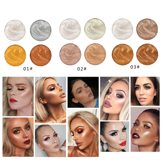 4-color Baking Highlighting Powder Repairing Cake Brightening