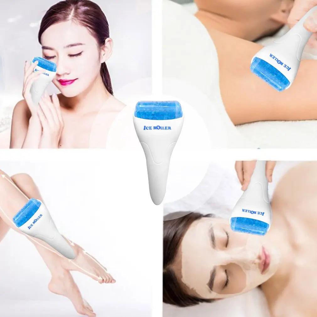 Rouleau de glace refroidissant facial réutilisable