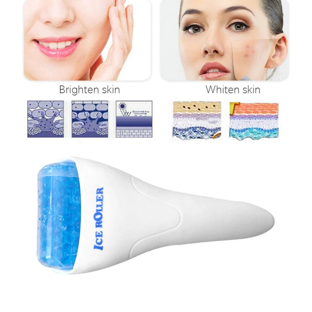 Rouleau de glace refroidissant facial réutilisable