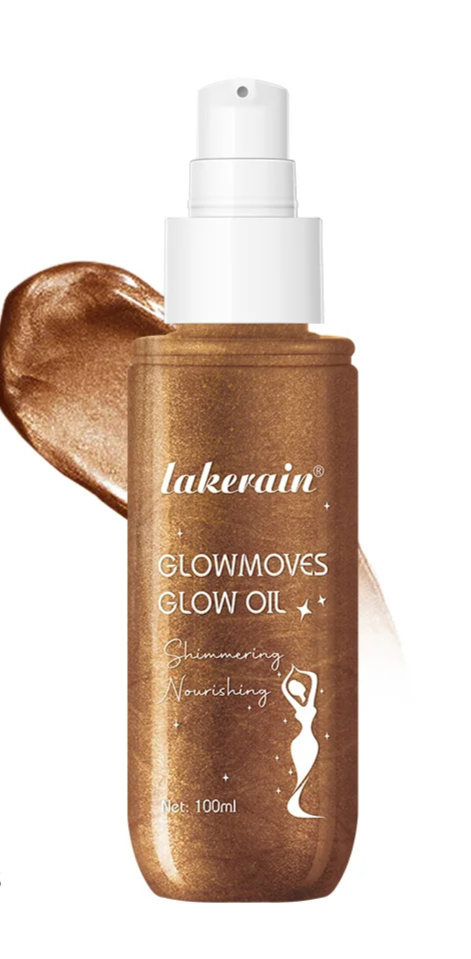 Huile Corps Glow Shimmer Bronze - Hydratant Scintillant Non Gras