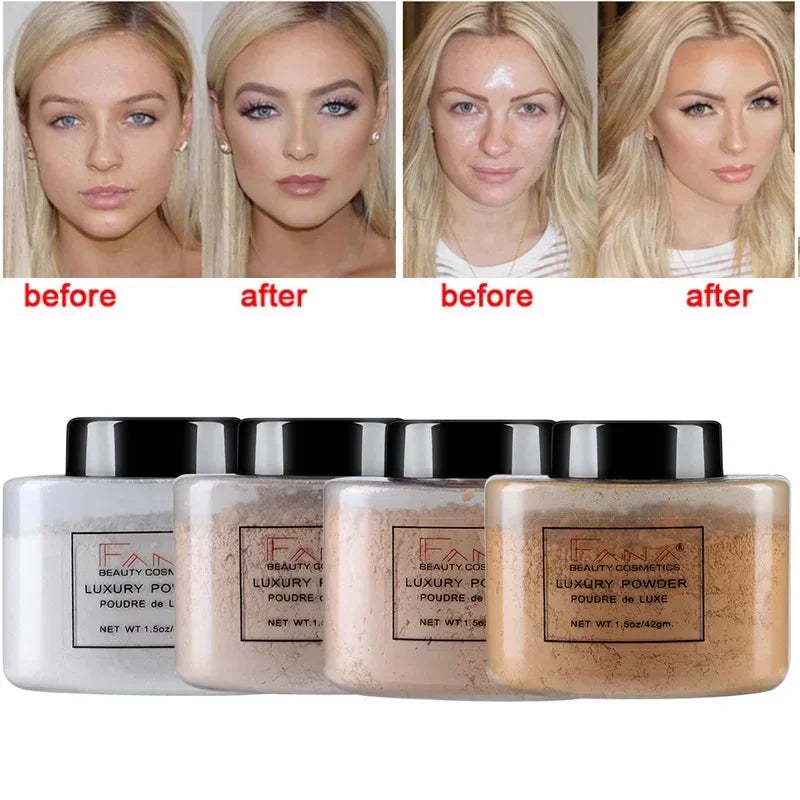 Poudre de fond de teint de luxe pour femme