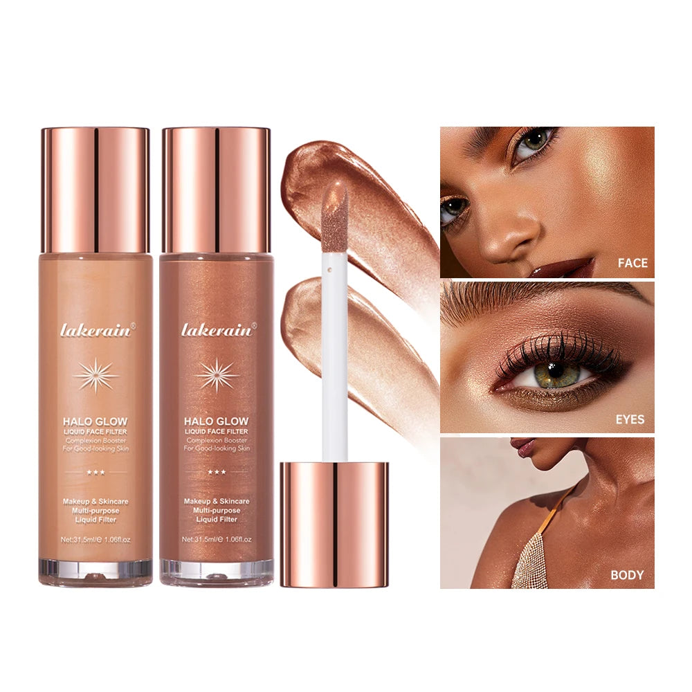 Glow Filter Liquid Highlighter - Shimmering Face and Body Highlighter