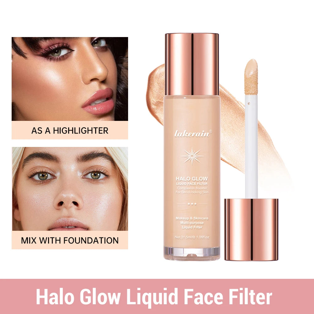 Glow Filter Liquid Highlighter - Shimmering Face and Body Highlighter