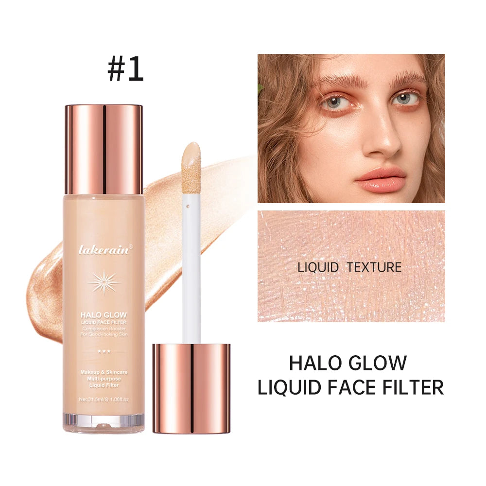 Glow Filter Liquid Highlighter - Shimmering Face and Body Highlighter