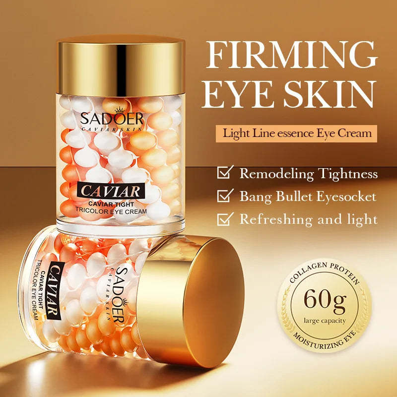 24K Gold &amp; Hyaluronic Acid Eye Cream - Anti-Wrinkle, Anti-Dark Circles, Moisturizing