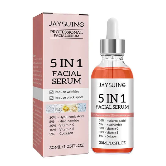 5-in-1 Firming Face Serum - Vitamin C, Hyaluronic Acid and Anti-Aging Retinol