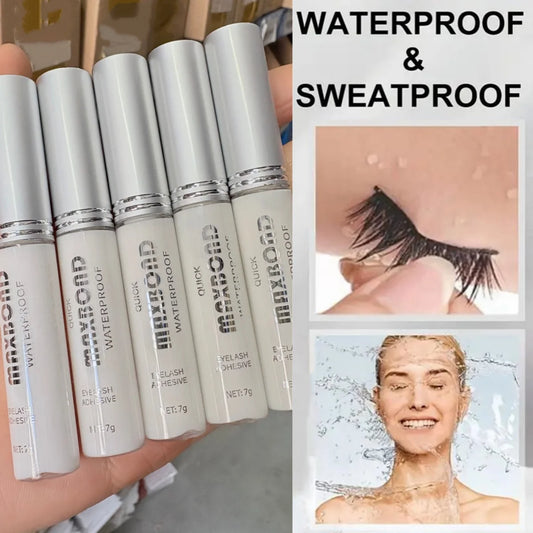 Colle Faux Cils Transparente Waterproof - Séchage Rapide Invisible