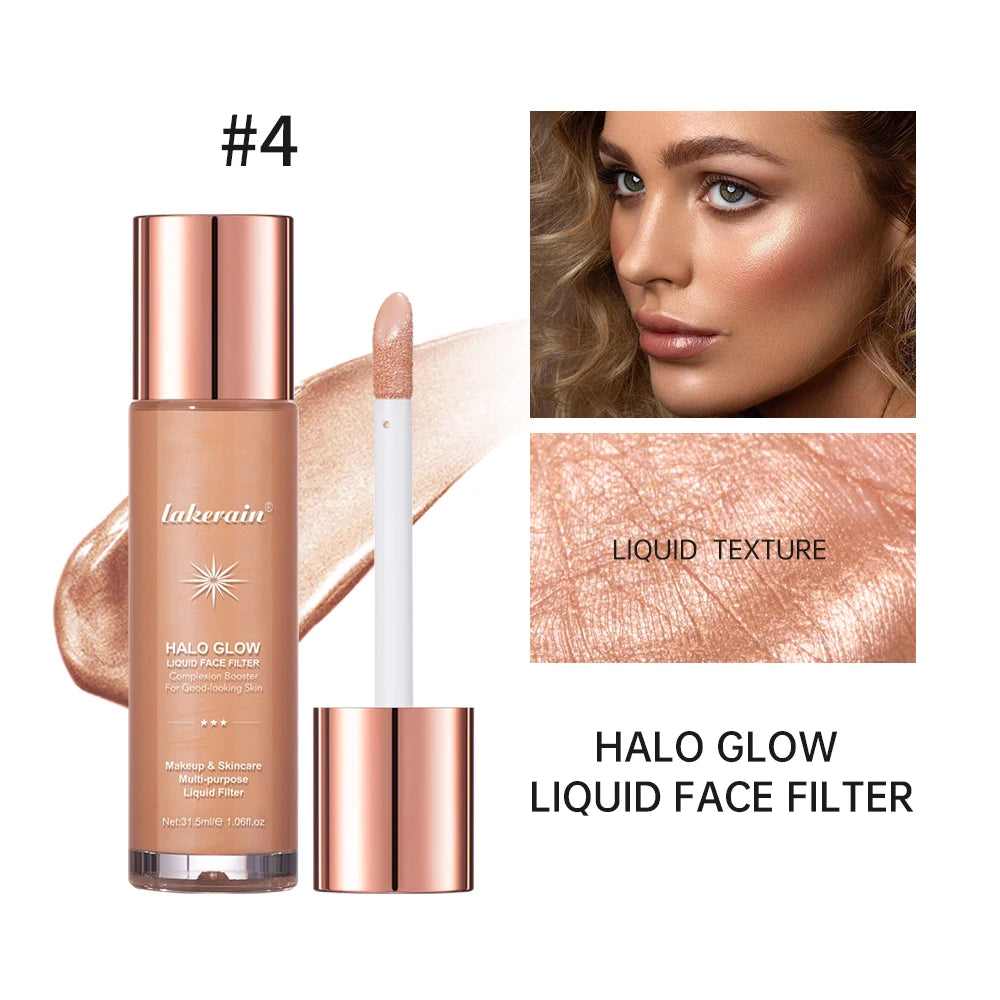 Glow Filter Liquid Highlighter - Shimmering Face and Body Highlighter