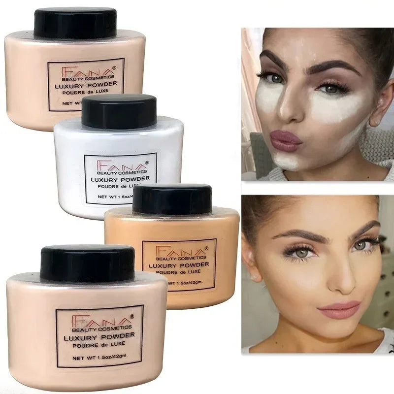 Poudre de fond de teint de luxe pour femme