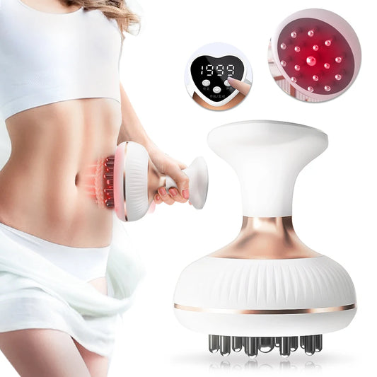 Brosse Gua Sha Électrique Chauffante - Massage EMS Anti-Cellulite