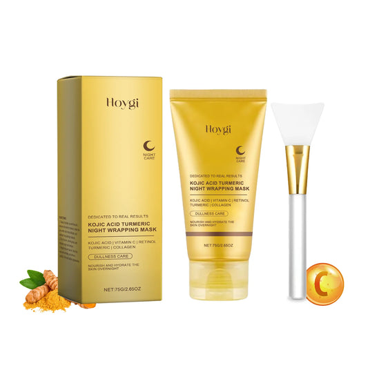 Collagen and Turmeric Face Mask - Deep Cleansing Nighttime Anti-Blemish Treatment