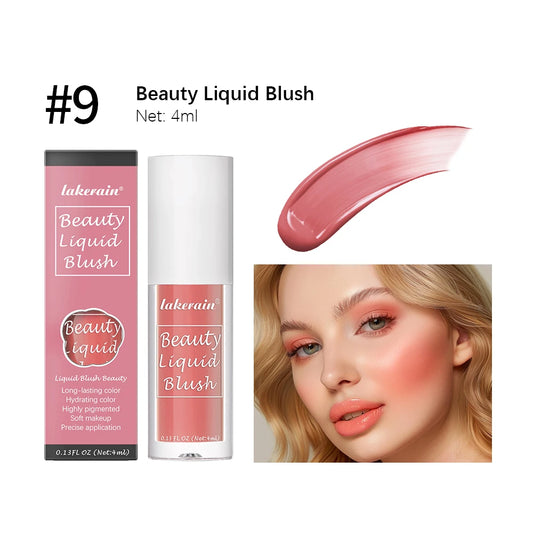 Fard à Joues Liquide Velours Mat - Blush Crème Waterproof Longue Tenue 12h+